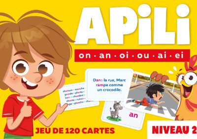 Jeu de 120 cartes Apili niveau 2