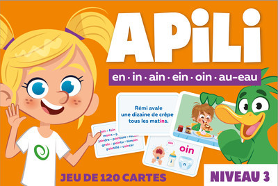 Jeu de 120 cartes Apili niveau 3