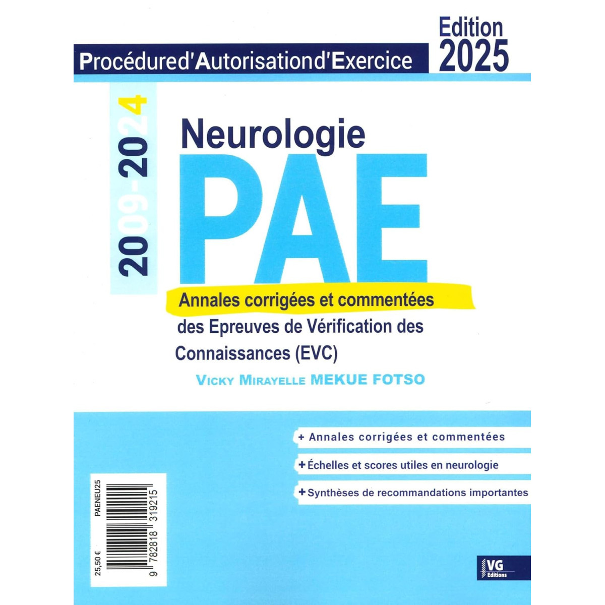 Annales de Neurologie 2009-2024 PAE