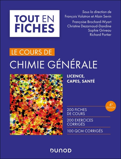 Le cours de Chimie générale - 4e éd - Licence, CAPES, PASS