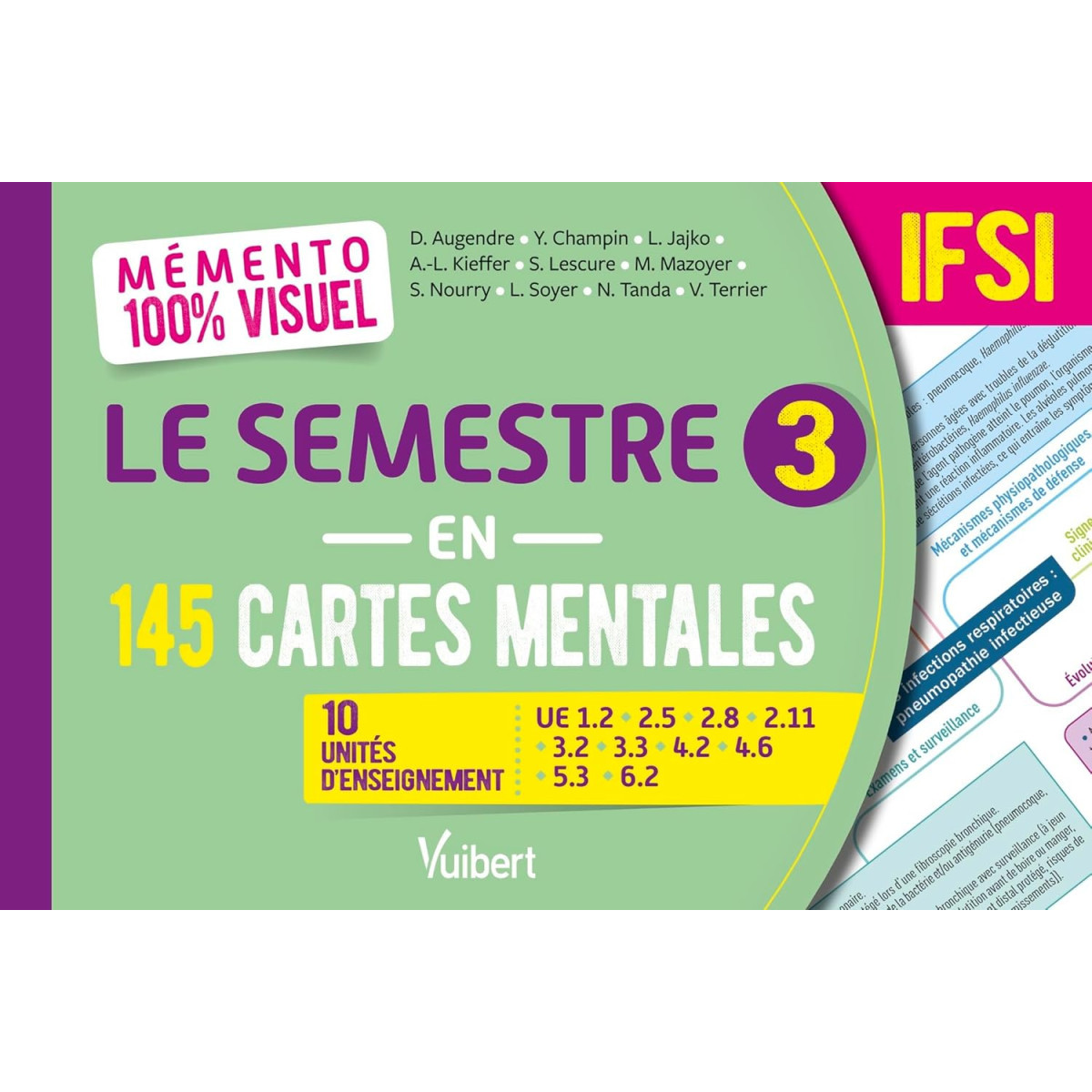 Mémento 100% visuel Le semestre 3 en 145 cartes mentales IFSI - 10 unités d'enseignement