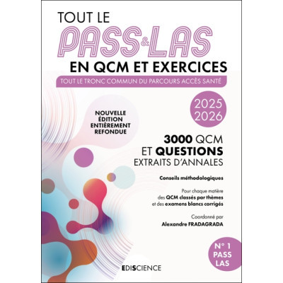 Tout le PASS & LAS en QCM...