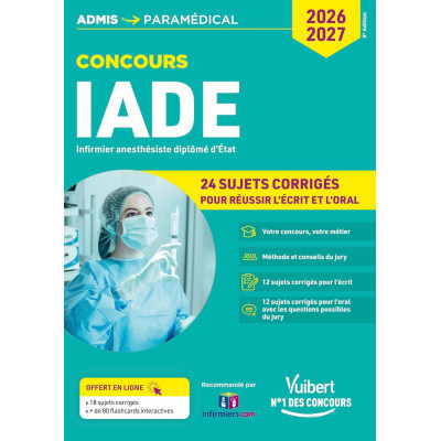 Concours IADE - 24 sujets...