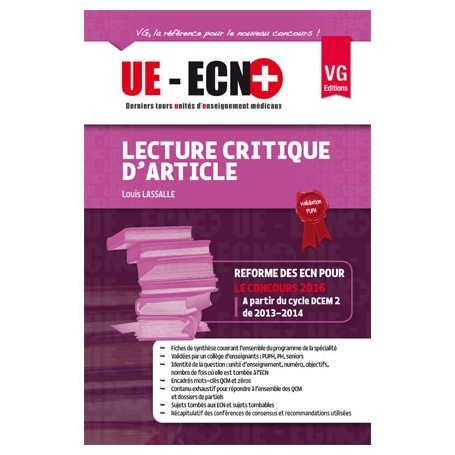 Lecture critique d'article