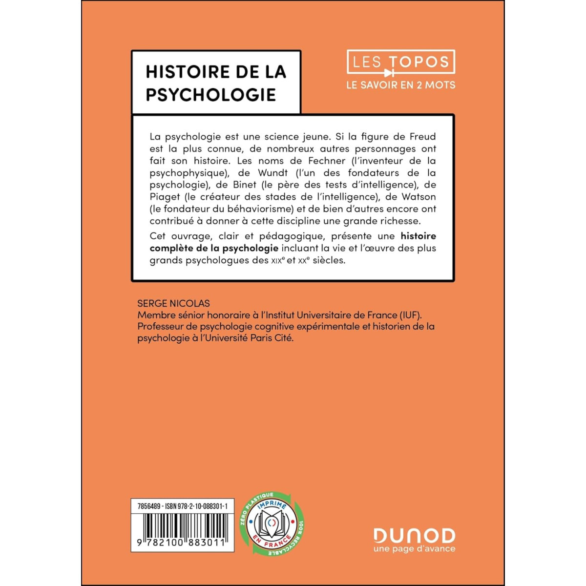 Histoire De La Psychologie 2025 Serge Nicolas Dunod Histoire De La Psychologie 2025 Serge Nicolas Dunod