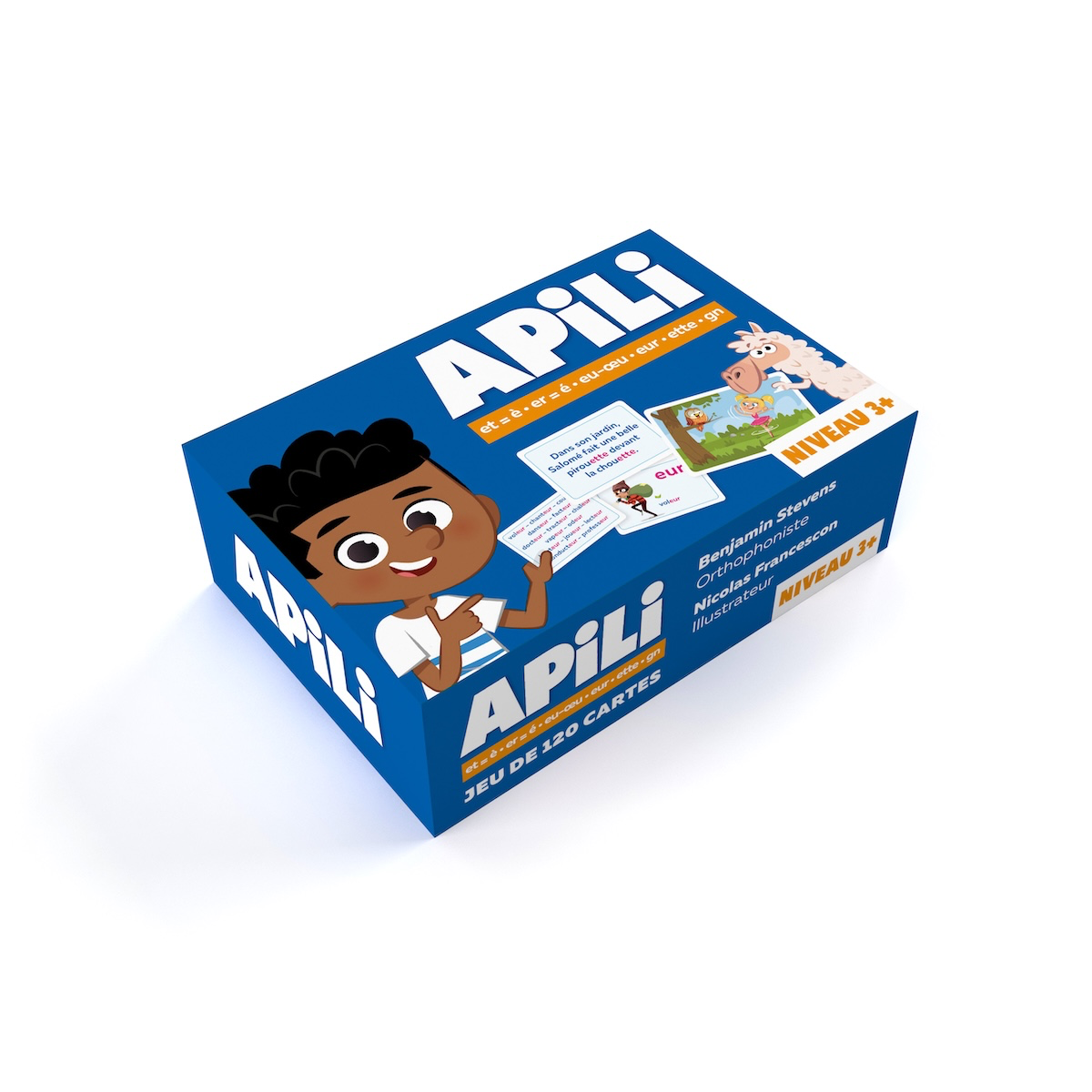 Jeu de 120 cartes Apili niveau 3+