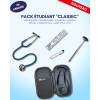PACK ETUDIANT LITTMANN CLASSIC III Édition limitée + marteau réflexe + réglette ECG + lampe stylo + Etui de rangement