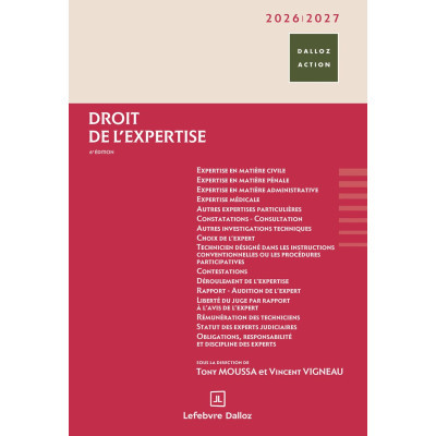 Droit de l'expertise -...