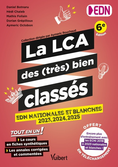 La LCA des (très) bien classés 6e édition
