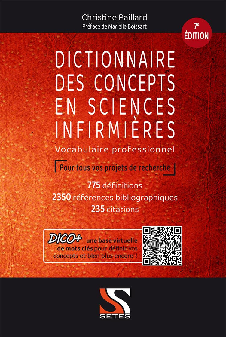 Dictionnaire des concepts en Sciences infirmières 7e édition