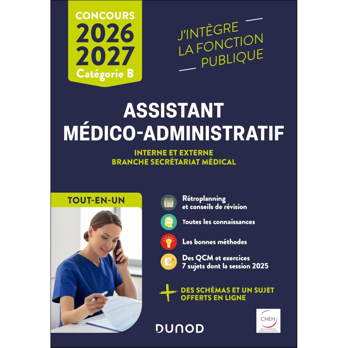 Assistant médico-administratif - Interne et externe branche secrétariat médical Tout-en-un Édition 2026-2027