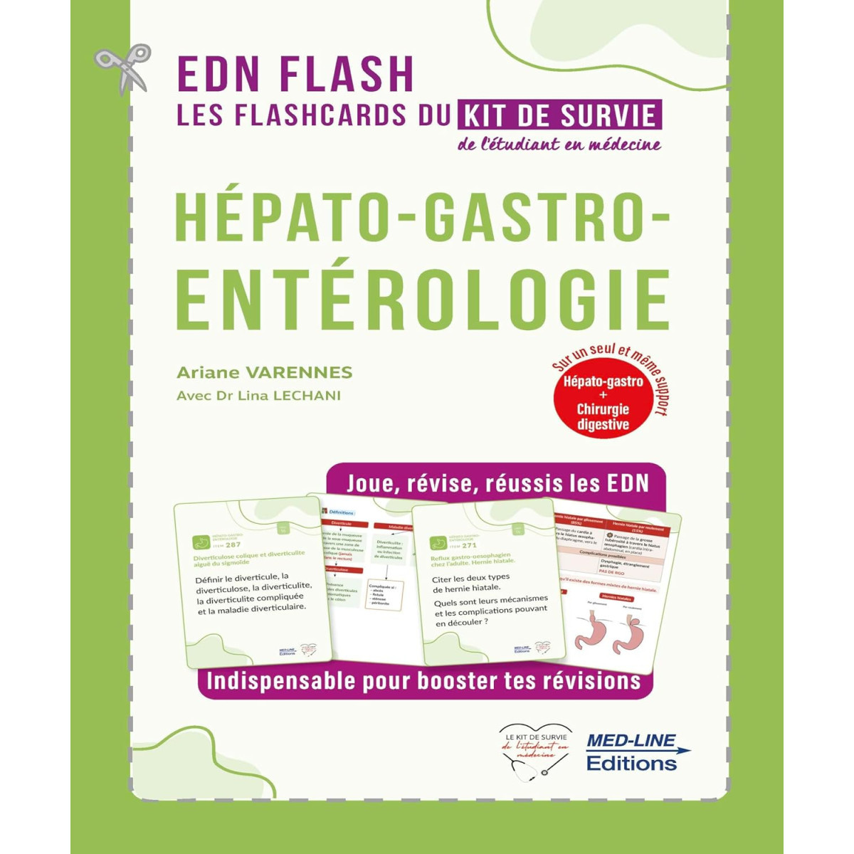 EDN flash - Hépato-Gastro-Entrologie - Les flashcards du kit de survie de l’étudiant en Médecine