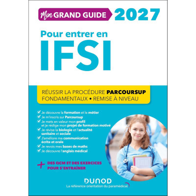 Mon grand guide IFSI 2027...