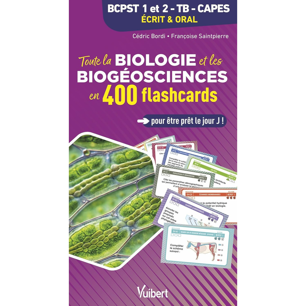 400 flashcards de Biologie BCPST 1re et 2e années, Licences, CAPES
