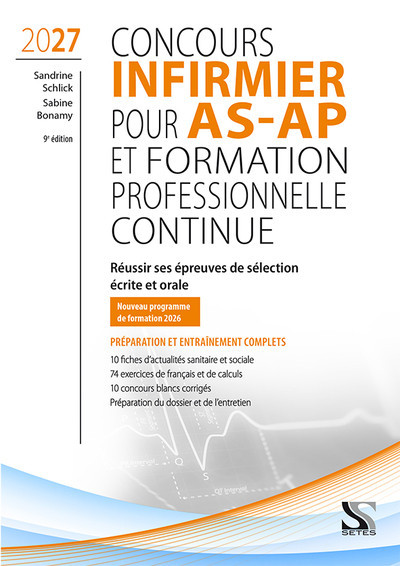 Concours infirmier pour AS-AP et formation professionnelle continue - Préparation et entraînement complets