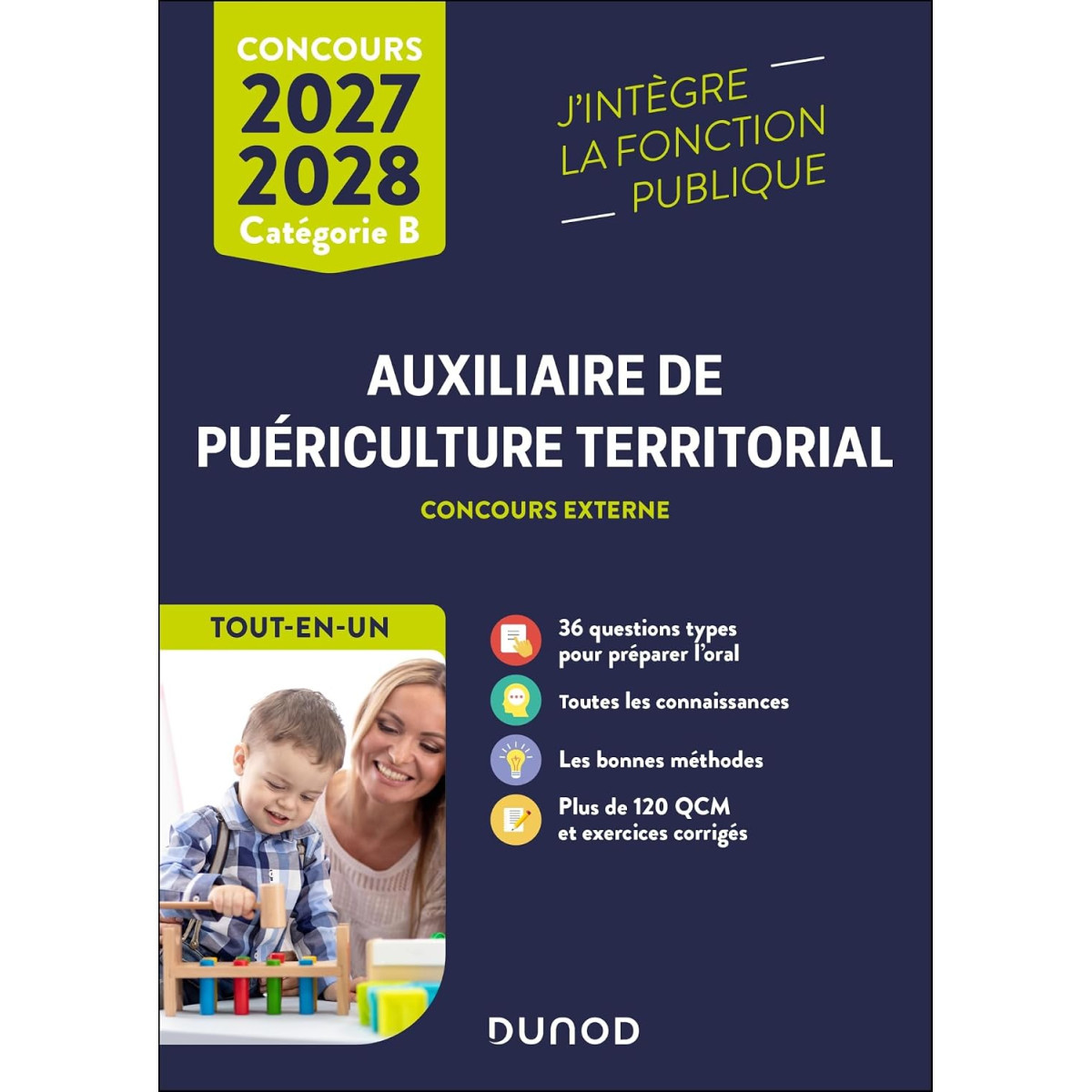 Concours Auxiliaire de Puériculture territorial 2026-2027 - Tout-en-un, Externe