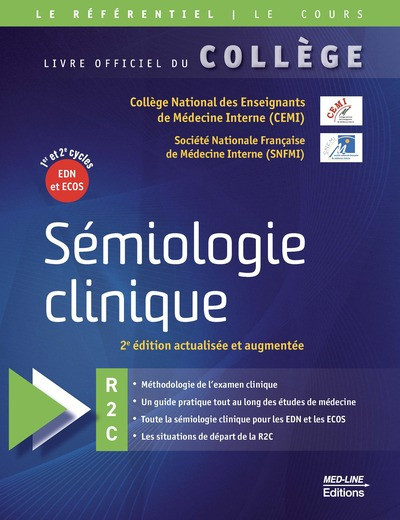 Sémiologie clinique - 2e édition actualisée et augmentée