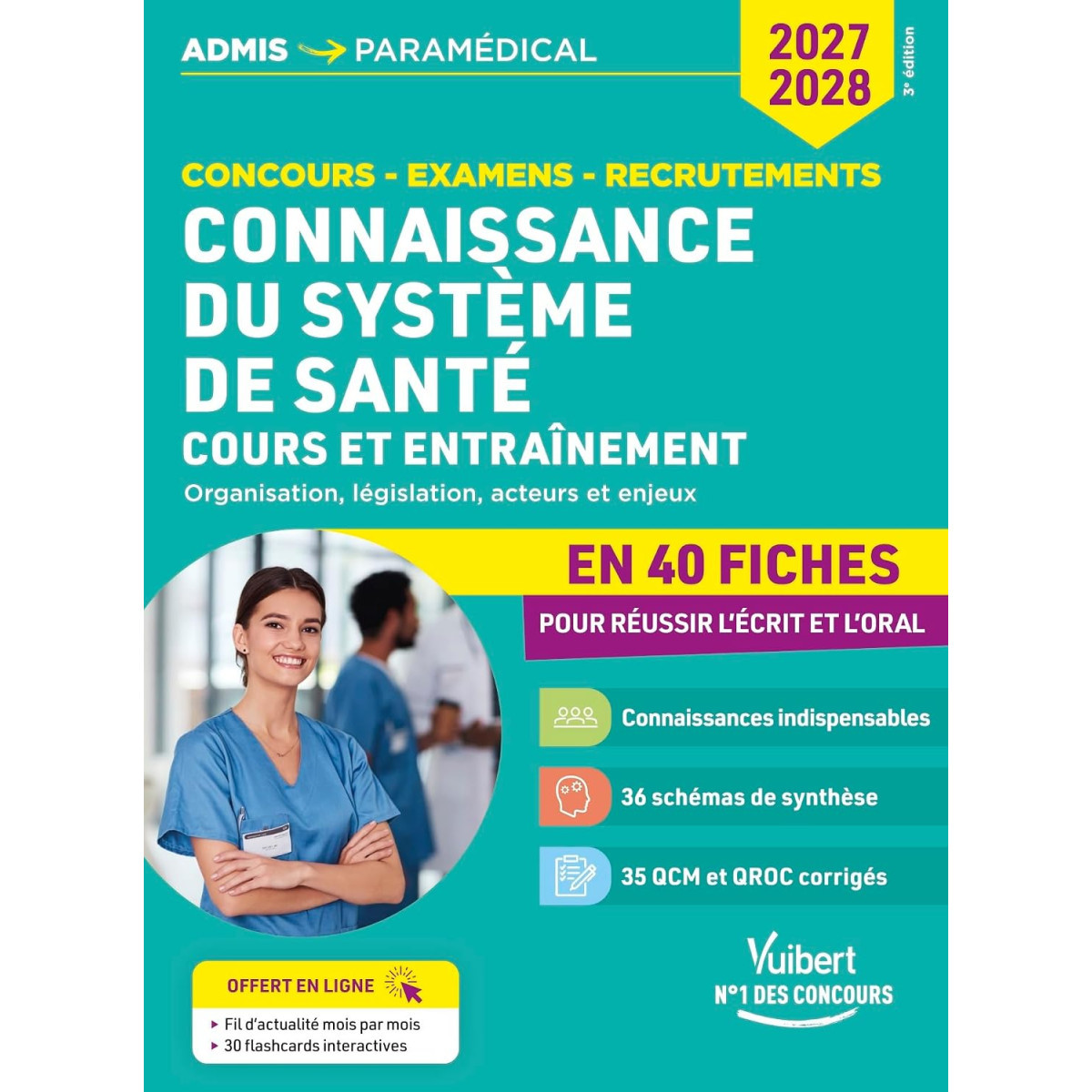 Connaissance du système de santé - Cours et entraînement en 40 fiches - 2027-2028
