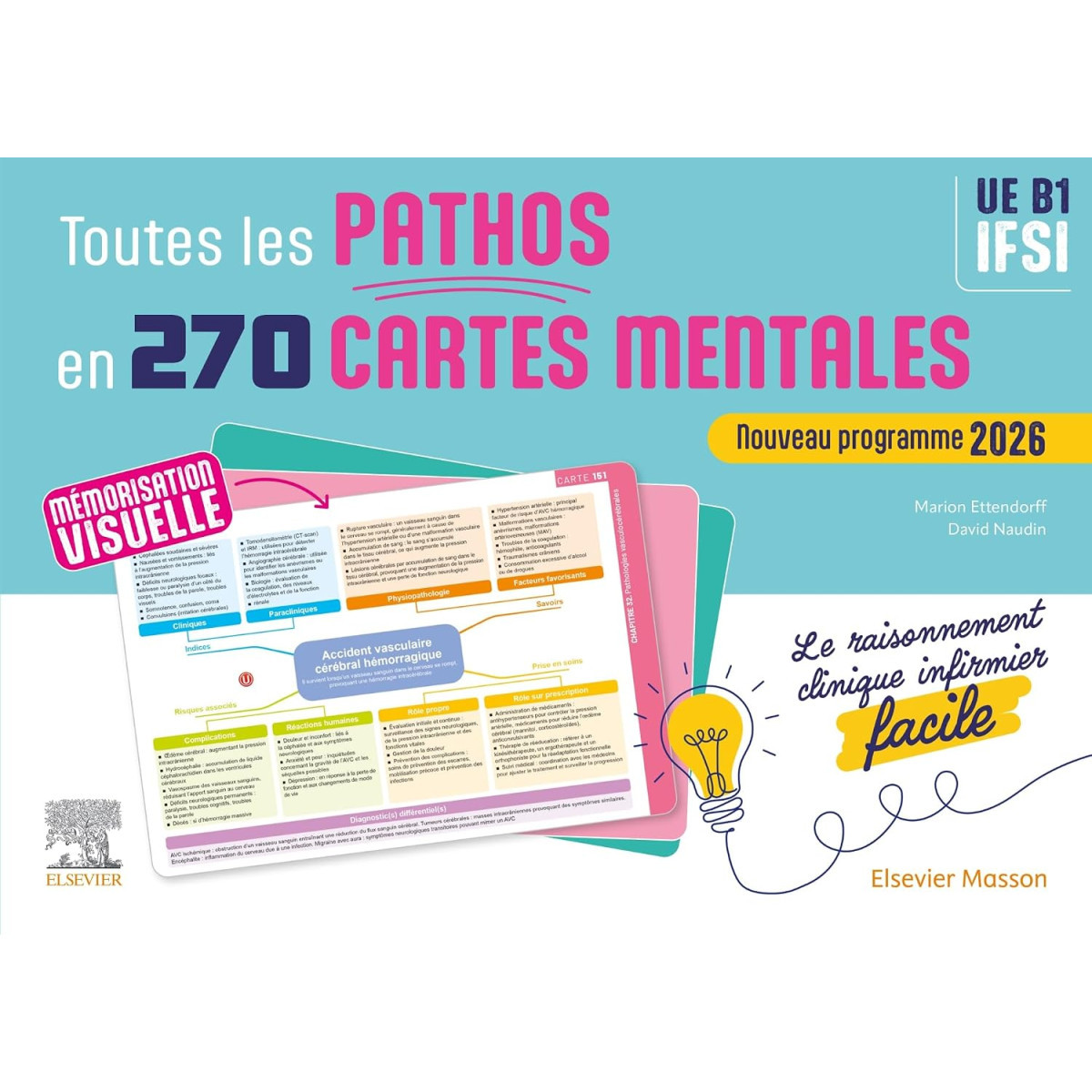 Toutes les pathos en 270 cartes mentales - Le raisonnement clinique infirmier facile
