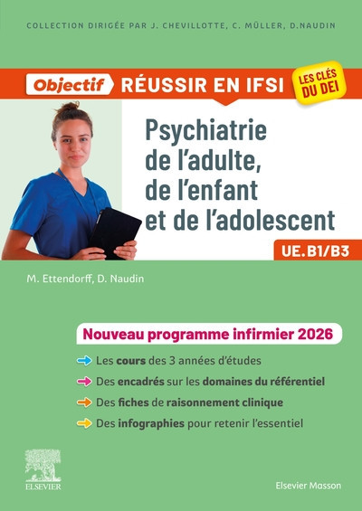 Psychiatrie de l'adulte, de l'enfant et de l'adolescent - Nouveau programme 2026