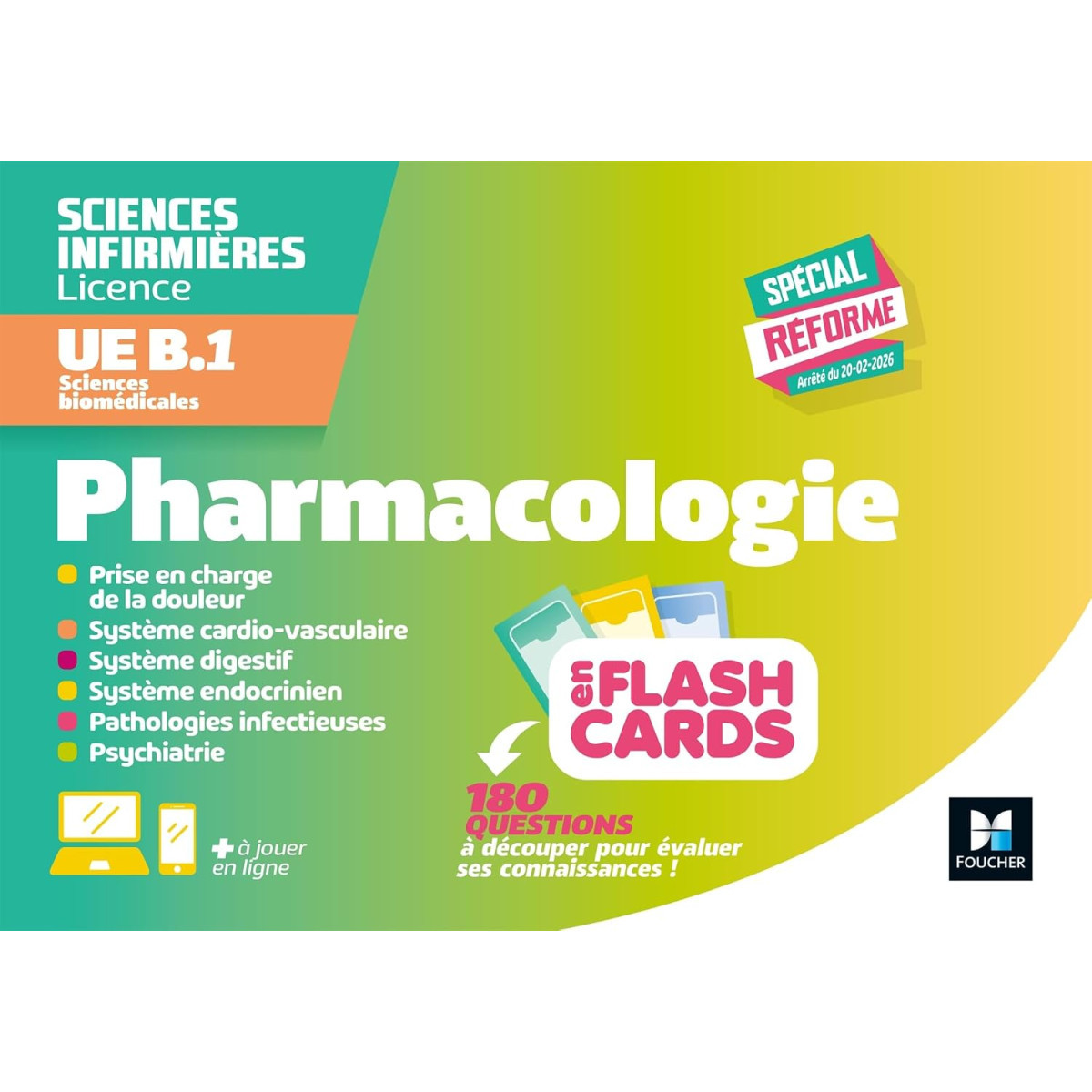 Flashcards DEI - UE B.1 Sciences biomédicales - Pharmacologie