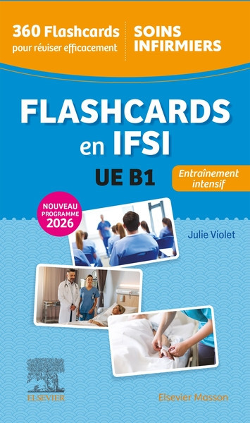 Flashcards en IFSI UE B1 - Entraînement intensif