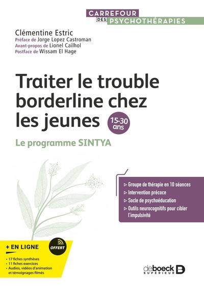 Traiter le trouble borderline chez les jeunes (15-30 ans) - Le programme SINTYA