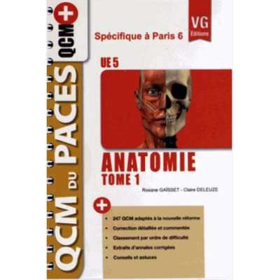 Anatomie UE5, tome 1 - Paris 6