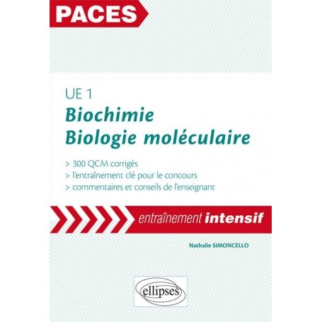 Biochimie, biologie moléculaire UE1