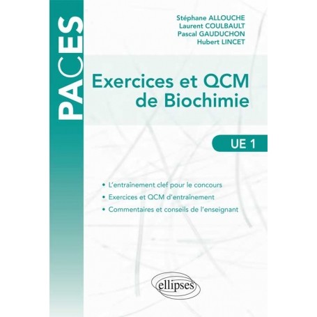 Exercices et QCM de biochimie UE1