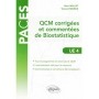 QCM corrigées & commentées de biostatistique UE4