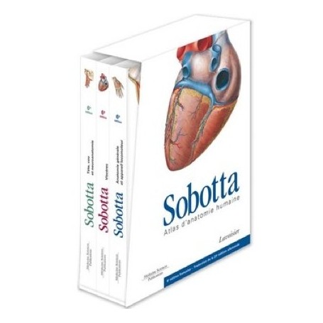 Atlas d'anatomie humaine Sobotta - Coffret 3 tomes