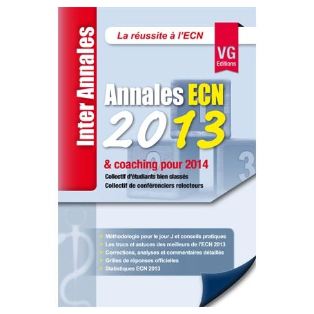 Annales ECN 2013 & coaching pour 2014