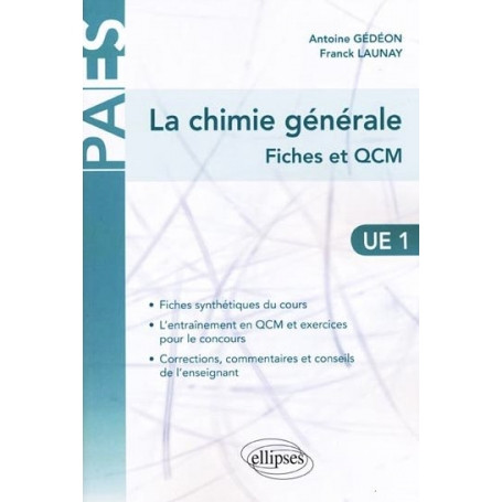 Fiches et QCM de chimie générale UE1