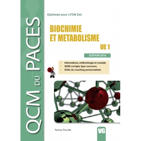 Biochimie et métabolisme UE1 - Lyon est