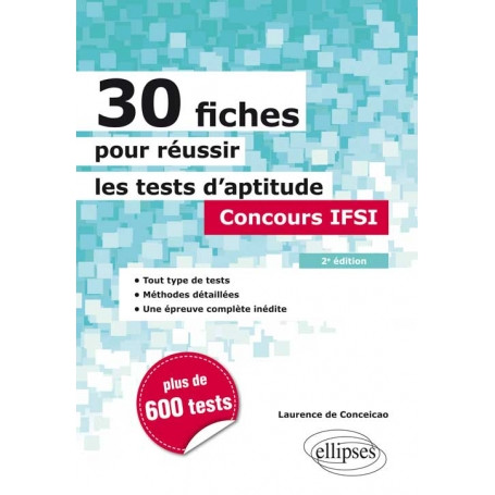 30 fiches pour réussir les tests d'aptitude