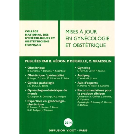 Mises à jour en gynécologie et obstétrique 2014