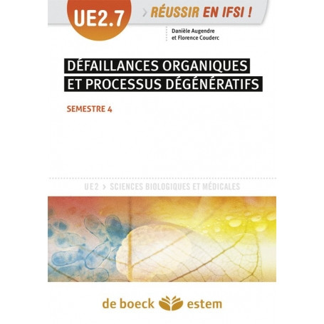 Défaillances organiques & processus dégénératifs UE 2.7