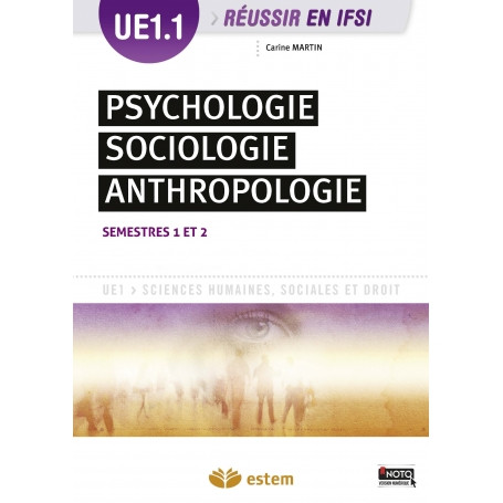 Psychologie, sociologie, anthropologie UE 1.1