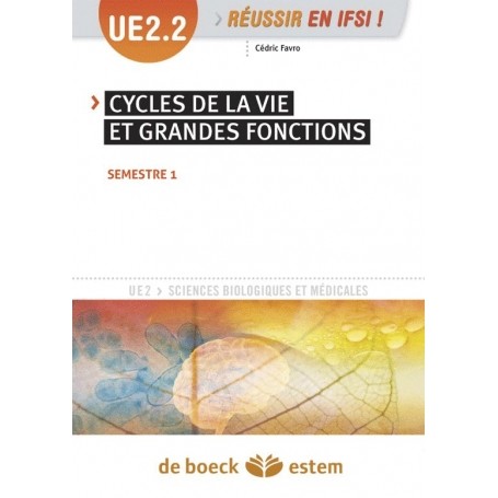 Cycles de la vie et grandes fonctions UE 2.2