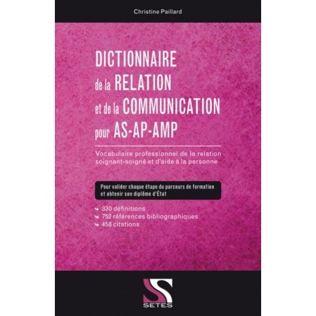 Dictionnaire de la relation et de la communication pour AS-AP-AMP