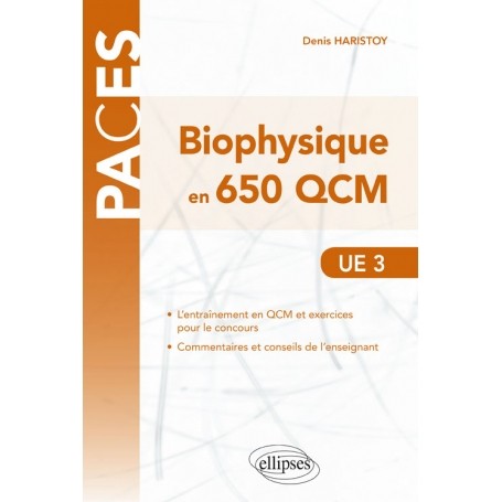 Biophysique en 650 QCM UE3