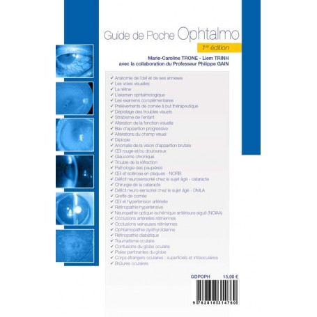 Guide de poche ophtalmo