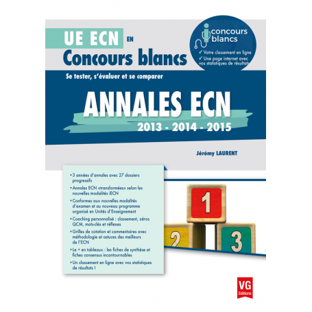 Annales ECN 2013, 2014, 2015