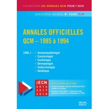 Annales officielles en QCM 1985-1994 - Tome 1