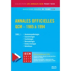 Annales officielles en QCM 1985-1994 - Tome 1