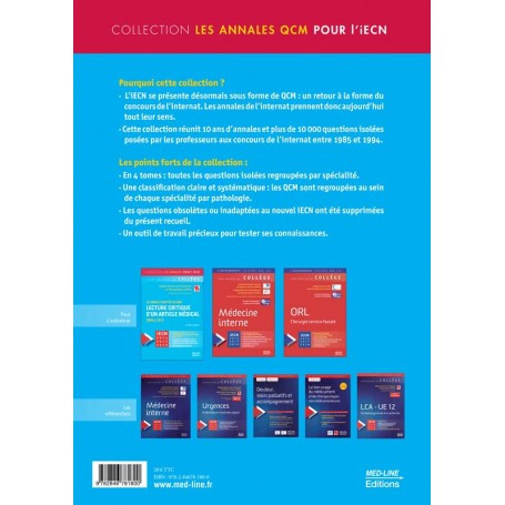 Annales officielles en QCM 1985-1994 - Tome 3