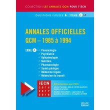 Annales officielles en QCM 1985-1994 - Tome 4