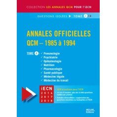 Annales officielles en QCM 1985-1994 - Tome 4