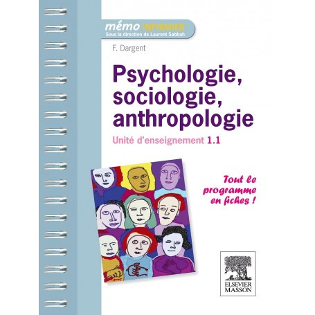 Psychologie, sociologie, anthropologie UE 1.1